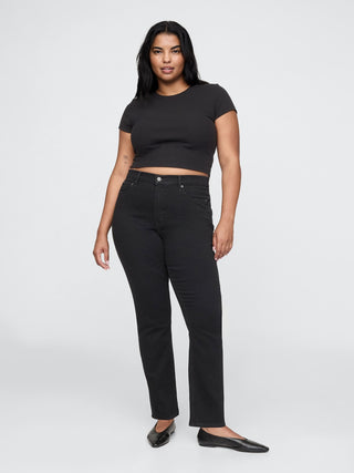 Jeans Skinny Talle Alto con Bolsillos