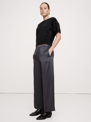 Pantalón Talle Alto de Seda