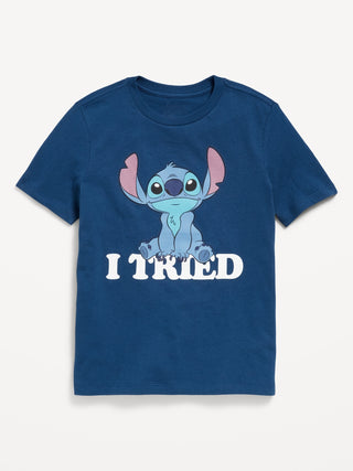 Camiseta Manga Corta con Gráfico Disney© Stitch, Niña