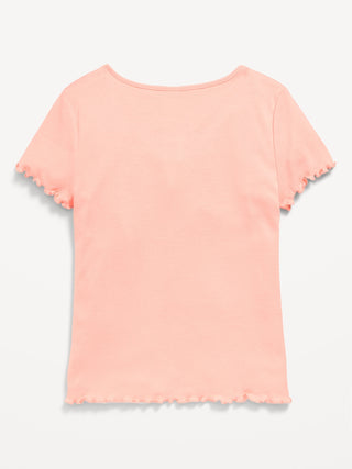 Camiseta Manga Corta de Algodón, Niña