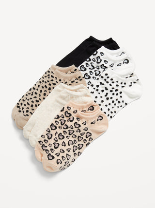 Paquete de 6 Calcetines con Estampado, Mujer