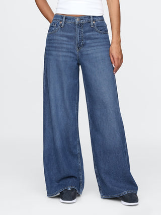 Jeans baggy UltraSoft de tiro medio.