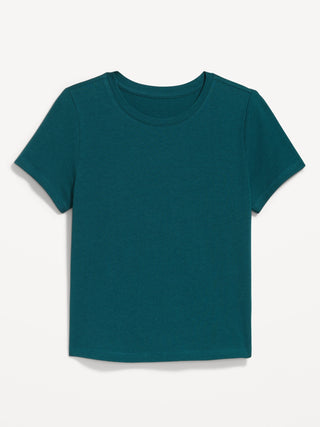Camiseta Manga Corta Acanalada