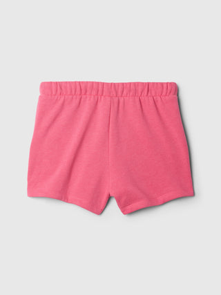 Short con Cintura Elástica y Logo, Niña