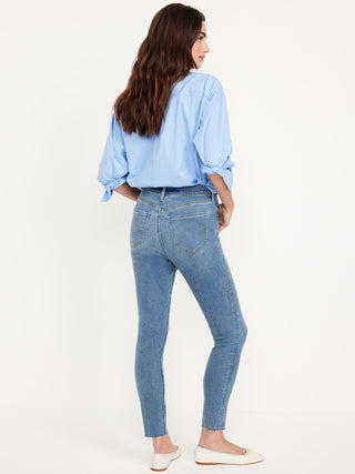 Jeans Skinny Talle Alto con Bolsillos