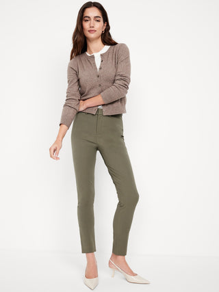 Pantalón Tobillero con Cintura Alta
