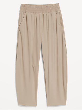 Pantalón Barrel Talle Alto con Bolsillos