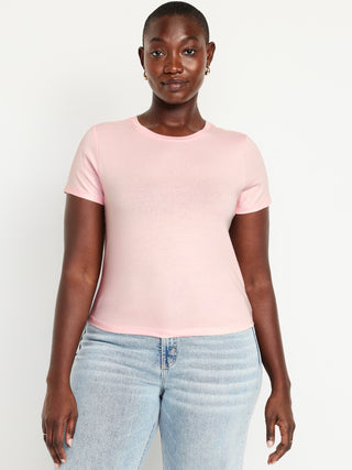 Camiseta Manga Corta Acanalada