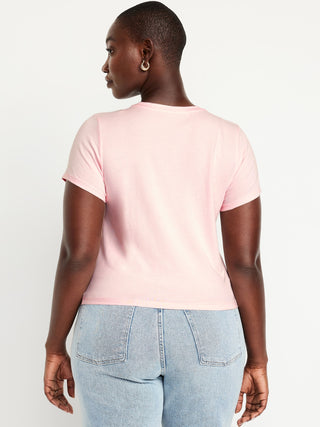 Camiseta Manga Corta Acanalada