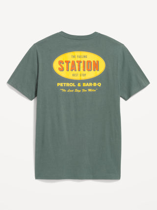 Camiseta Manga Corta con Gráfico, Hombre