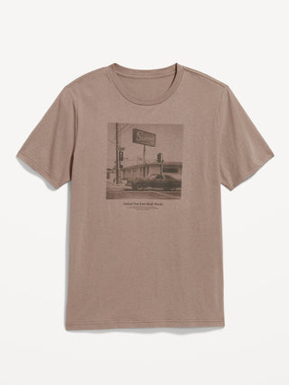 Camiseta Manga Corta con Gráfico, Hombre