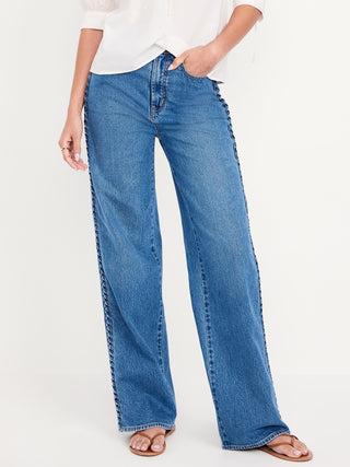 Jeans Anchos Talle Alto