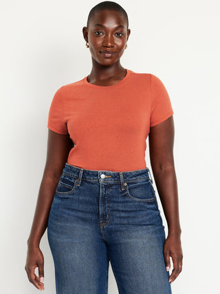 Camiseta Manga Corta Acanalada