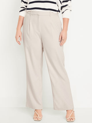 Pantalón Talle Alto con Cintura Elástica