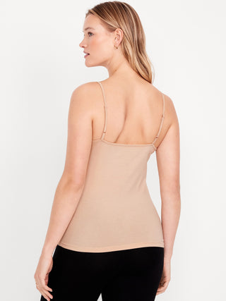 Camiseta Básica Ajustada de Algodón