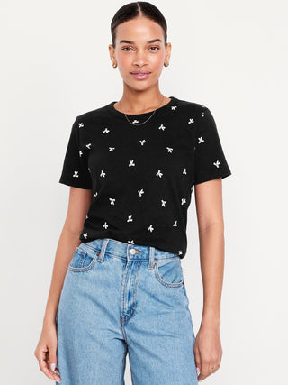 Camiseta Manga Corta con Gráfico, Niña