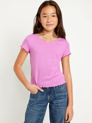 Camiseta Manga Corta de Algodón, Niña