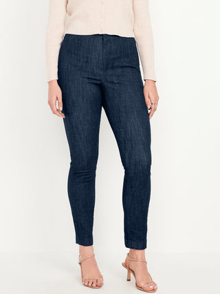Jeans Skinny Talle Alto con Bolsillos