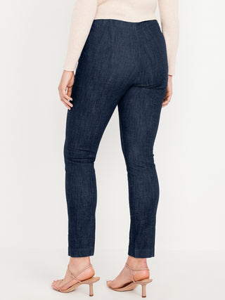 Jeans Skinny Talle Alto con Bolsillos