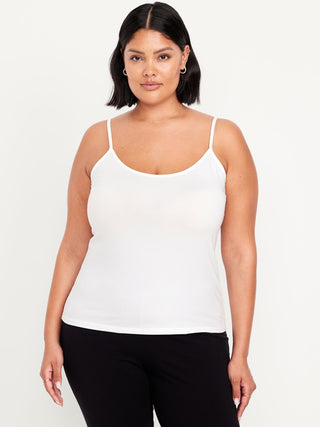 Camiseta Básica Ajustada de Algodón