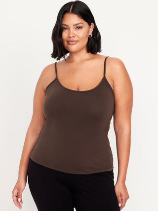 Camiseta Básica Ajustada de Algodón