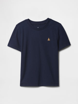 Camiseta Manga Corta con Brannan Bear Bordado, Bebé