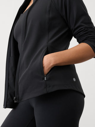 Salutation Chaqueta Deportiva con Zipper y Bolsillos