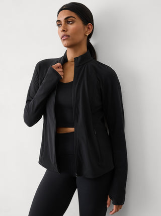 Salutation Chaqueta Deportiva con Zipper y Bolsillos