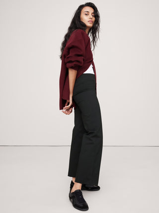 Pantalón Talle Alto con Cintura Elástica