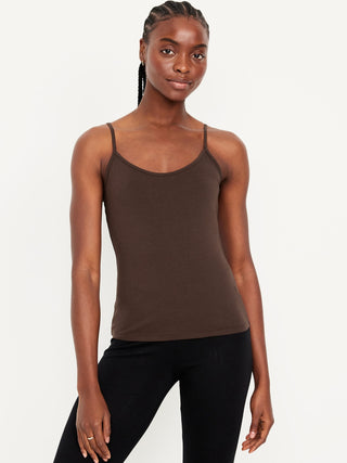 Camiseta Básica Ajustada de Algodón