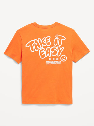 Camiseta Manga Corta con Gráfico, Niño