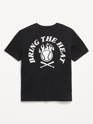 Camiseta Manga Corta con Gráfico, Niño
