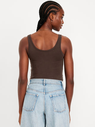 Camiseta con Tirantes Anchos de Algodón