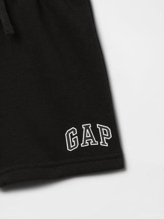 pantalones cortos sin cierres con logo relajado de babyGap.