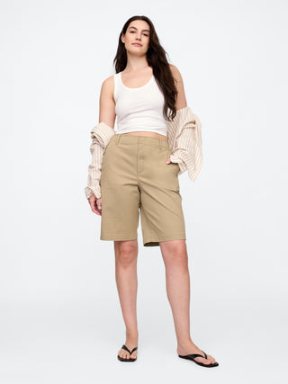 9" Downtown Bermuda Shorts.