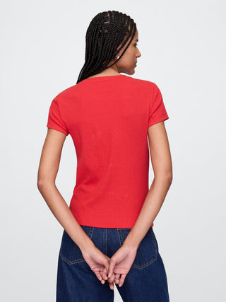 Camiseta Ajustada Manga Corta