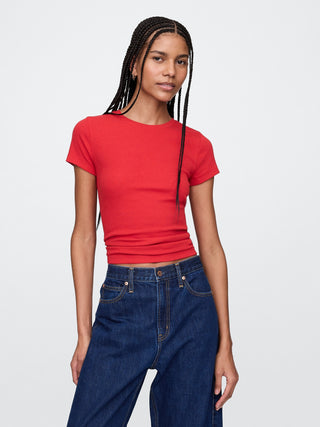 Camiseta Ajustada Manga Corta