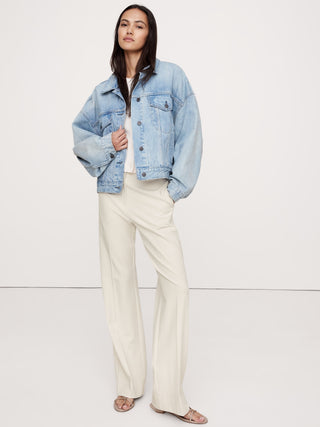 Pantalón Talle Alto con Bolsillos