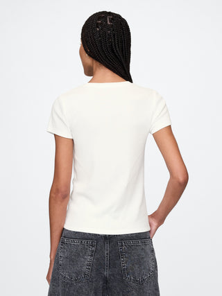 Camiseta Ajustada Manga Corta