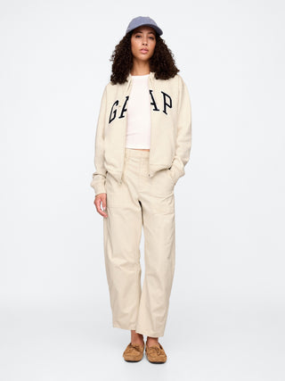 Sudadera Holgada con Capucha y Logo