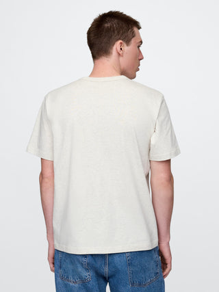 Camiseta Cuello Redondo de Algodón