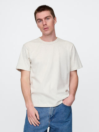 Camiseta Cuello Redondo de Algodón