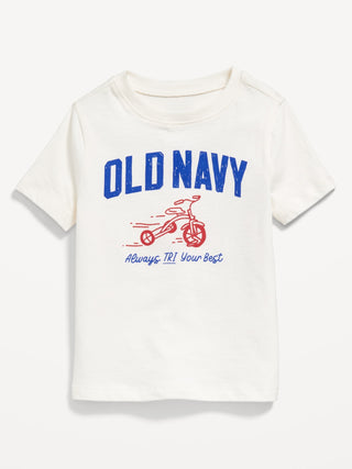 Camiseta Manga Corta con Gráfico, Bebé