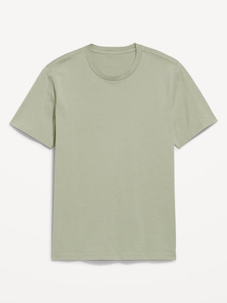Camiseta Manga Corta Cuello Redondo de Algodón