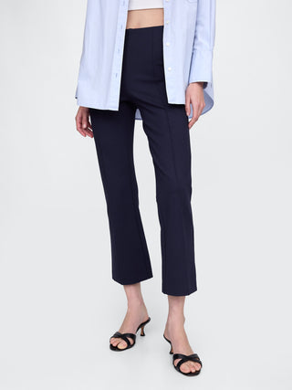 Pantalón Capri Talle Alto con Cintura Elástica