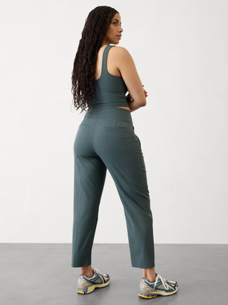 Pantalón Talle Alto con Bolsillos