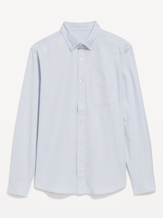 Camisa Manga Larga con Bolsillo de Algodón
