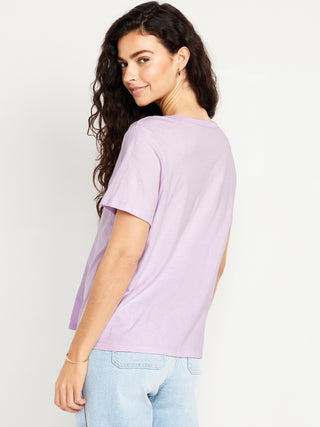 Camiseta Manga Corta Cuello V