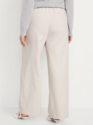 Pantalón Talle Alto con Cintura Elástica