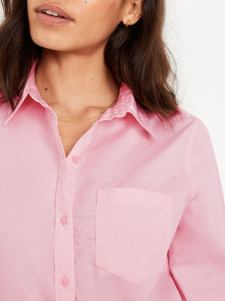 Camisa Clásica Manga Larga con Bolsillo